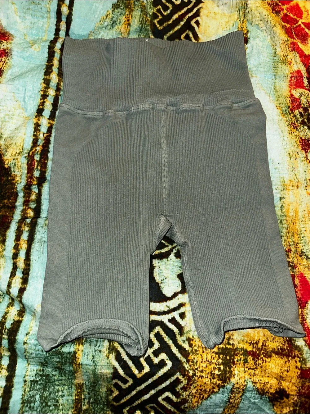 NWOT Free People Movement Happiness Runs Bike Shorts-Sage Green
